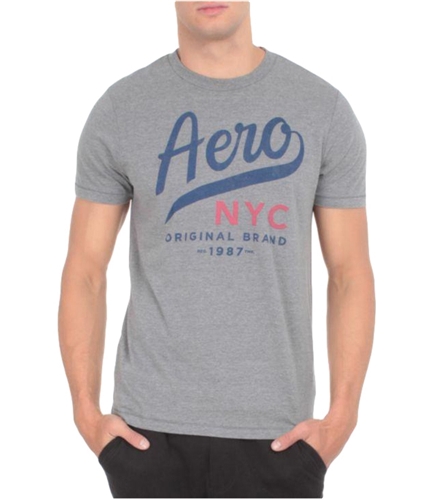 Aeropostale Mens Script Logo Graphic T-Shirt 066 XS