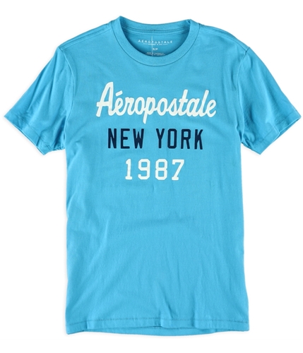 Aeropostale Mens Script New York Graphic T-Shirt 462 S