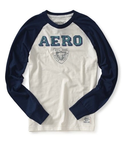 Aeropostale Mens New State Champs Graphic T-Shirt navynightblue XS