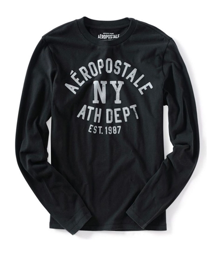 Aeropostale Mens Athletic Dept Graphic T-Shirt black XS