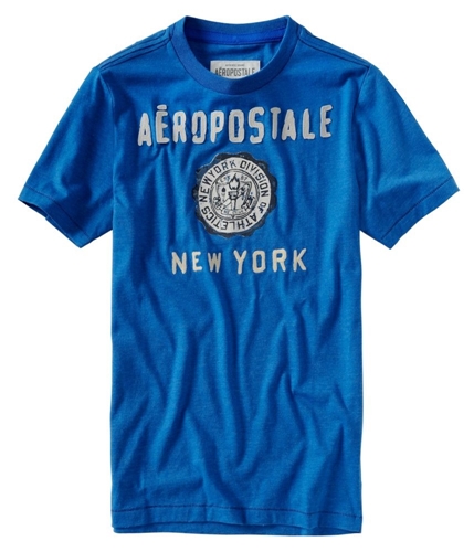 Aeropostale Mens Embellished Graphic T-Shirt activeblue XS