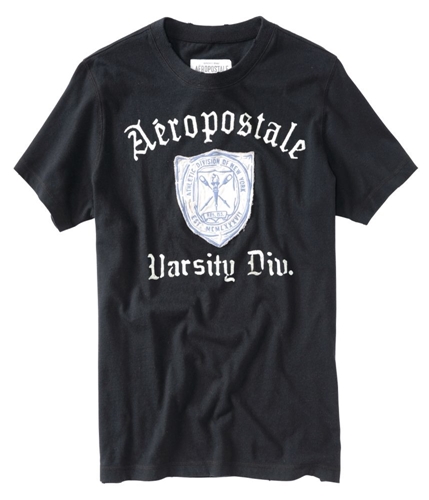 Aeropostale Mens Athletic Graphic T-Shirt black XL