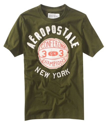 Aeropostale Mens Conference Graphic T-Shirt ivyleaguegreen XS
