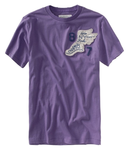 Aeropostale Mens Aero Ny State Finals Track Graphic T-Shirt lilacmythpurple XS