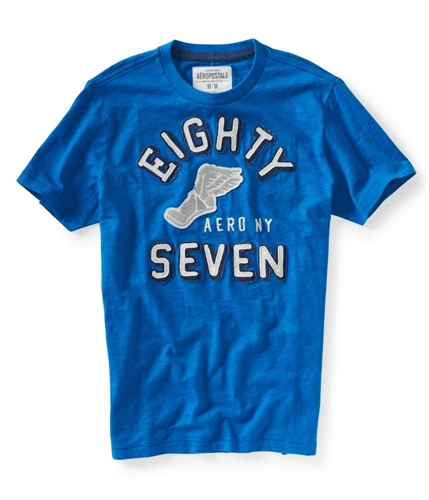 Aeropostale Mens Eighty Seven Athletic Graphic T-Shirt active XS