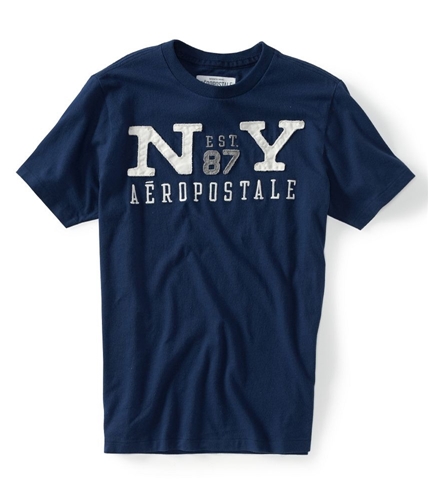 Aeropostale Mens N Est 87 Y Graphic T-Shirt 413 XS