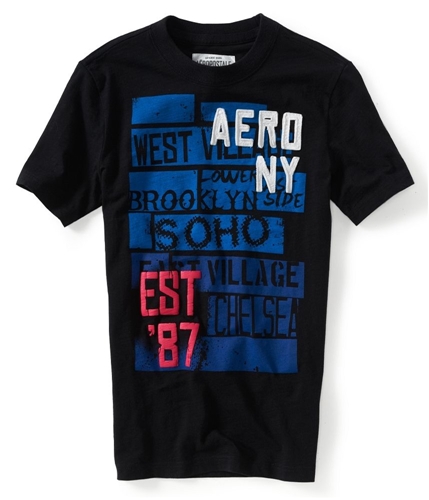 Aeropostale Mens East Village Chelsea Graphic T-Shirt 001 XS