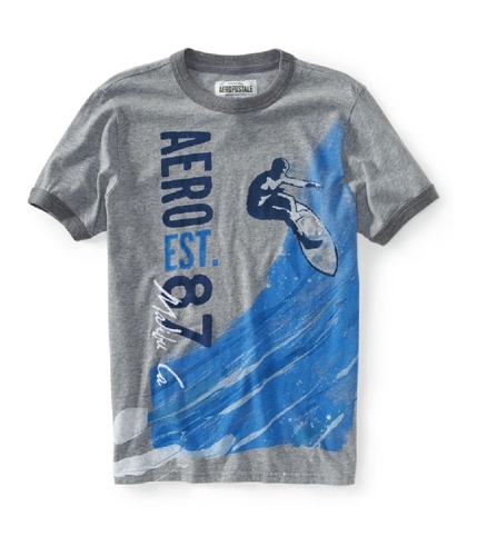 Aeropostale Mens Malibu Ca Sleeve Graphic T-Shirt 052 S
