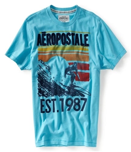 Aeropostale Mens Est. 1987 Graphic T-Shirt 444 XS
