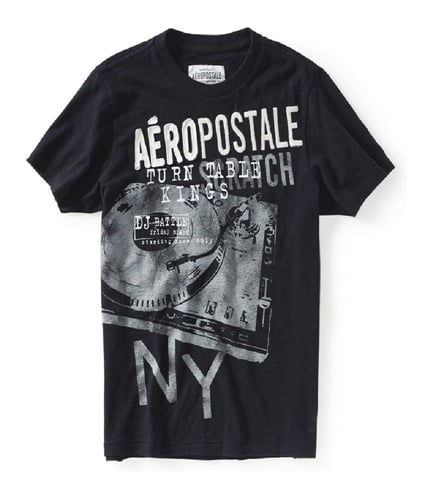 Aeropostale Mens Dj Battle Graphic T-Shirt 001 XS