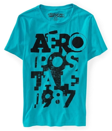 Aeropostale Mens Aero Stacked Graphic T-Shirt 479 XL