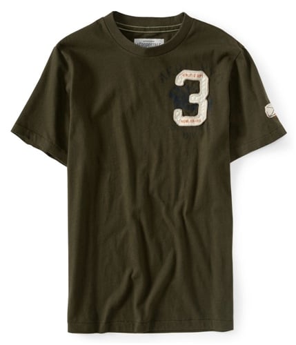 Aeropostale Mens Athletic Dep3 Graphic T-Shirt 181 XS