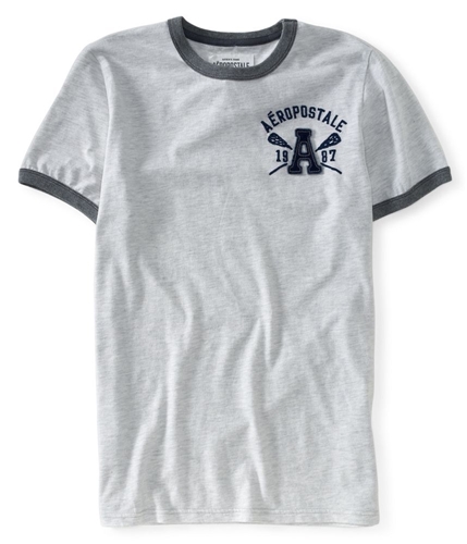 Aeropostale Mens Athletic Ringer Graphic T-Shirt 041 S