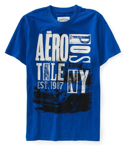 Aeropostale Mens Aero Est. 1987 Crew-neck Graphic T-Shirt 433 XS