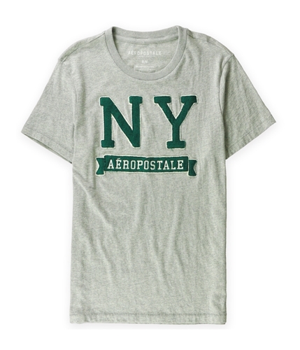 Aeropostale Mens NY Varsity Embellished T-Shirt 052 M