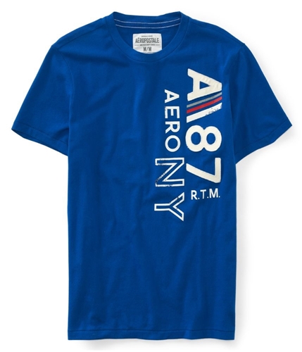 Aeropostale Mens Aero Ny Retro Athletic Embellished T-Shirt 433 XS