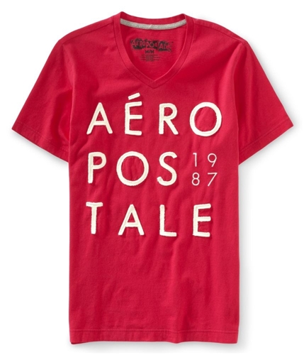 Aeropostale Mens Embroidered Aero 1987 Graphic T-Shirt 679 XS