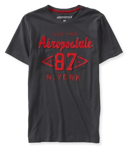 Aeropostale Mens Weathered N. York Embellished T-Shirt 008 M