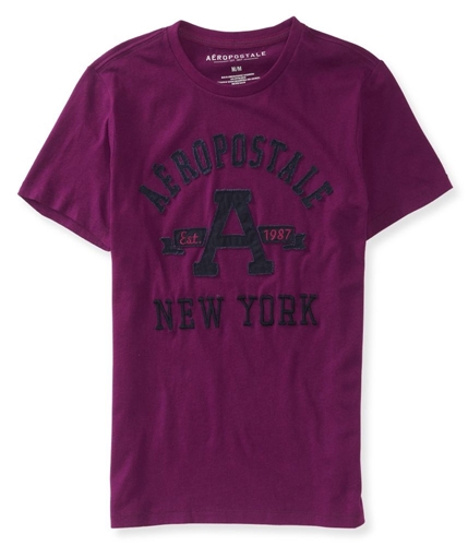 Aeropostale Mens New York Logo Embellished T-Shirt 588 XS