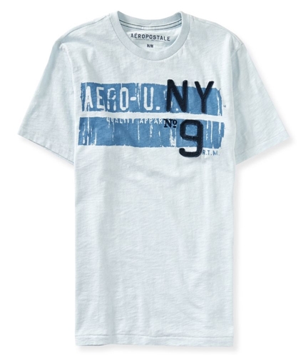 Aeropostale Mens NY N. 9 Graphic T-Shirt 448 S