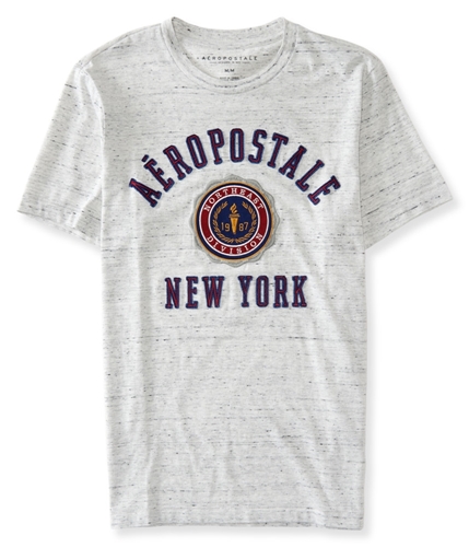 Aeropostale Mens NE Division Crest Embellished T-Shirt 041 L