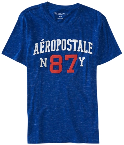 Aeropostale Mens 87 NY Embellished T-Shirt 446 XS