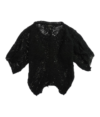 Jessica Simpson Womens Crew-neck Knit Sweater black L