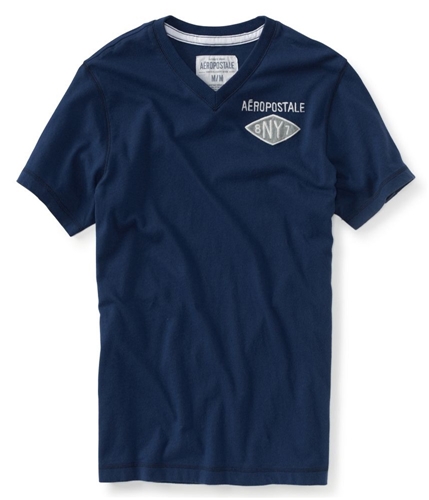 Aeropostale Mens Stripe 8ny7 Embellished Graphic T-Shirt 413 XS