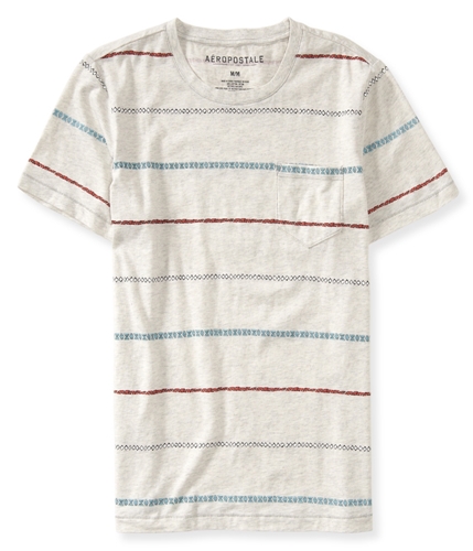 Aeropostale Mens Native Stripes Basic T-Shirt 041 XS