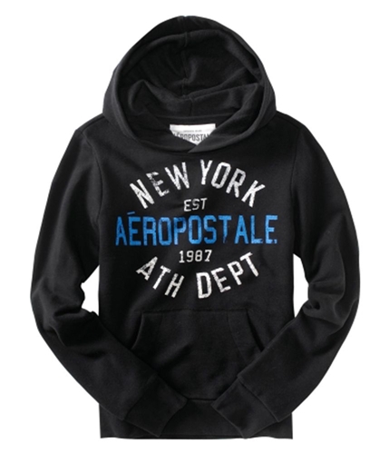 Aeropostale Mens Est 1987 Athletic Dept Hoodie Sweatshirt black XS