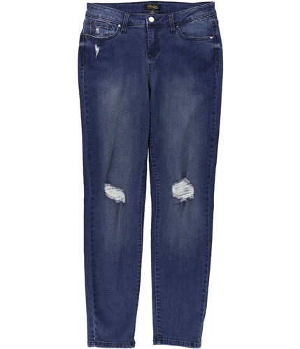 Thalia Sodi Womens Ripped Skinny Fit Jeans darkwash 8x28