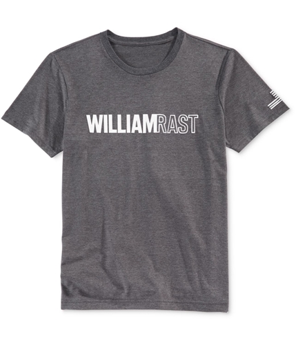 William Rast Mens Logo Graphic T-Shirt darkgrey S