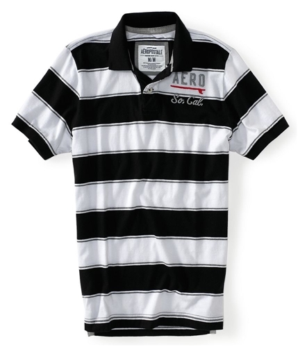 Aeropostale Mens Aero So. Cal. Rugby Polo Shirt 001 XS