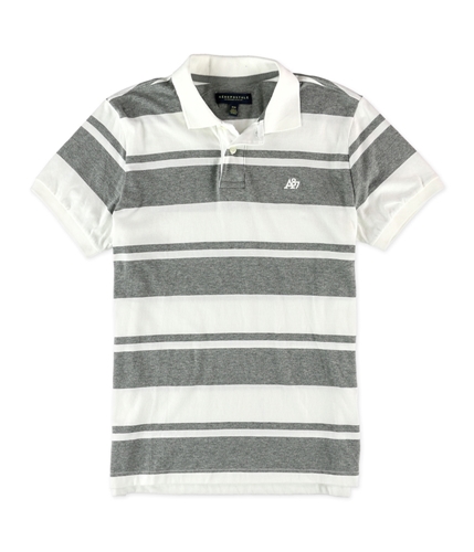 Aeropostale Mens A87 Striped Rugby Polo Shirt 102 XS