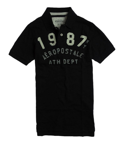 Aeropostale Mens 1987 Rugby Polo Shirt 001 XS