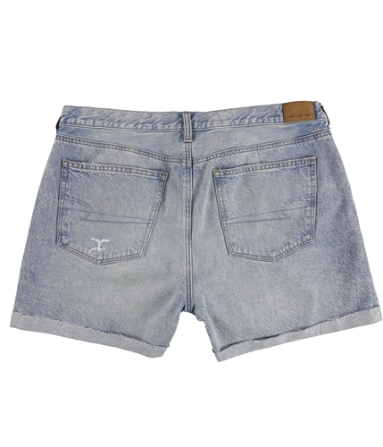 American Eagle Womens Mom Casual Denim Shorts lightwash 18