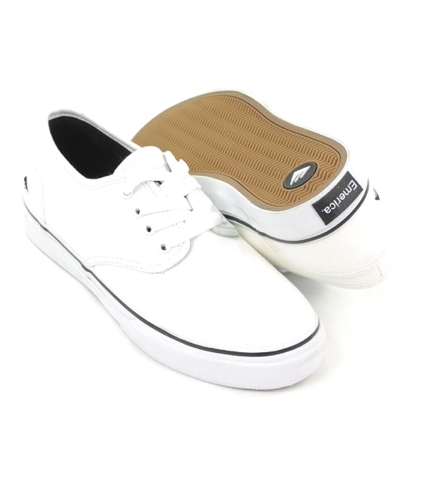 Emerica. Mens Romero 2 Skate Sneakers white 7.5