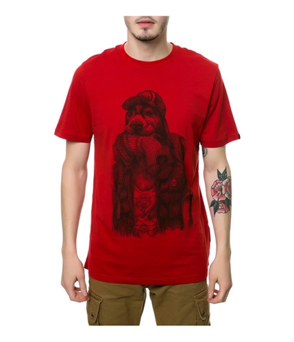 Emerica. Mens The Bones Not Bombs Graphic T-Shirt red S