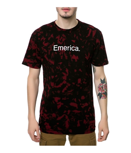 Emerica. Mens Pire Emerica 12.1 Dye Graphic T-Shirt black XL