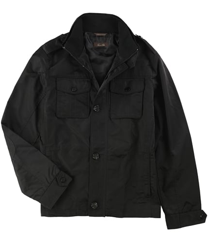 Tasso Elba Mens Four-Pocket Jacket black S