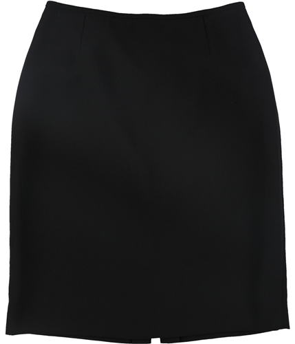 Tahari Womens Solid Pencil Skirt black 4