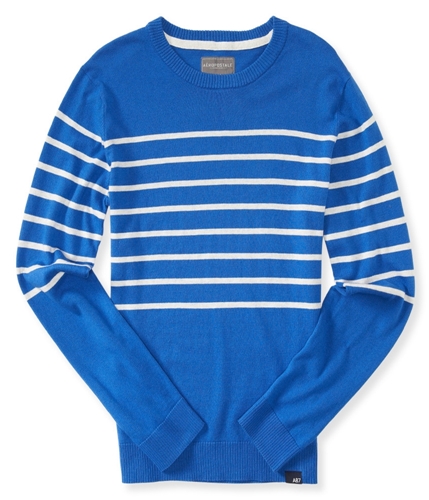 Aeropostale Mens Striped Knit Pullover Sweater 433 S