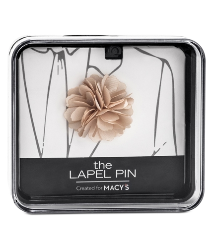 the Gift Mens Flower Pin Brooche beige One Size