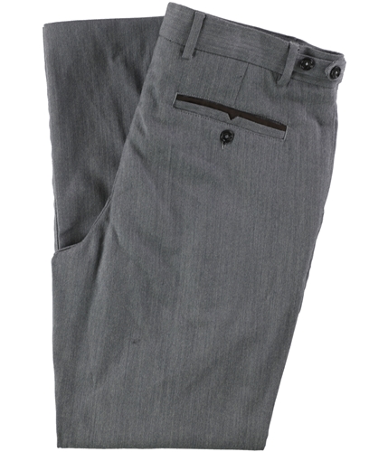 Tasso Elba Mens Herringbone Florance Casual Trouser Pants greycombo 32x30