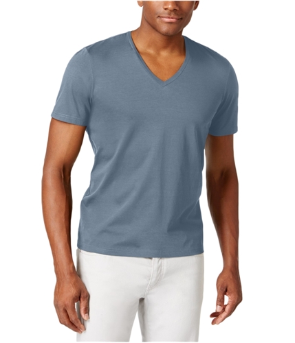 I-N-C Mens Solid Basic T-Shirt flintstone M