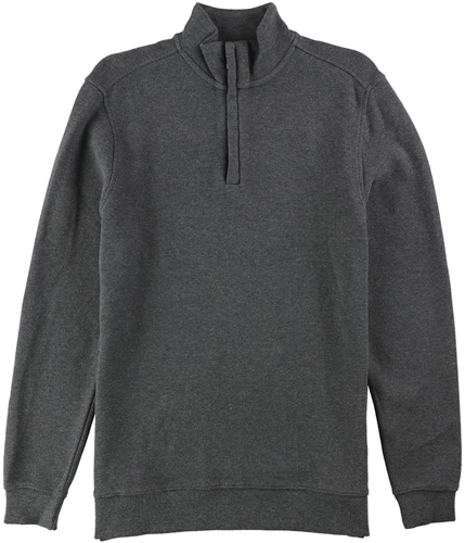 Tasso Elba Mens Quarter-Zip Pullover Sweater darknavyhtr S