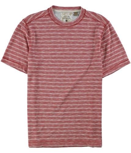 Tasso Elba Mens UV Stripe Basic T-Shirt smoothsilver S