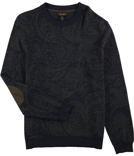 Tasso Elba Mens Knit Pullover Sweater navysablecbo XL