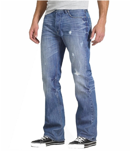 Aeropostale Mens Slim Low Rise Boot Cut Jeans medium 27x28