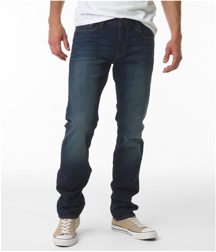 Aeropostale Mens Bowery Straight Slim Fit Jeans 189 27x28